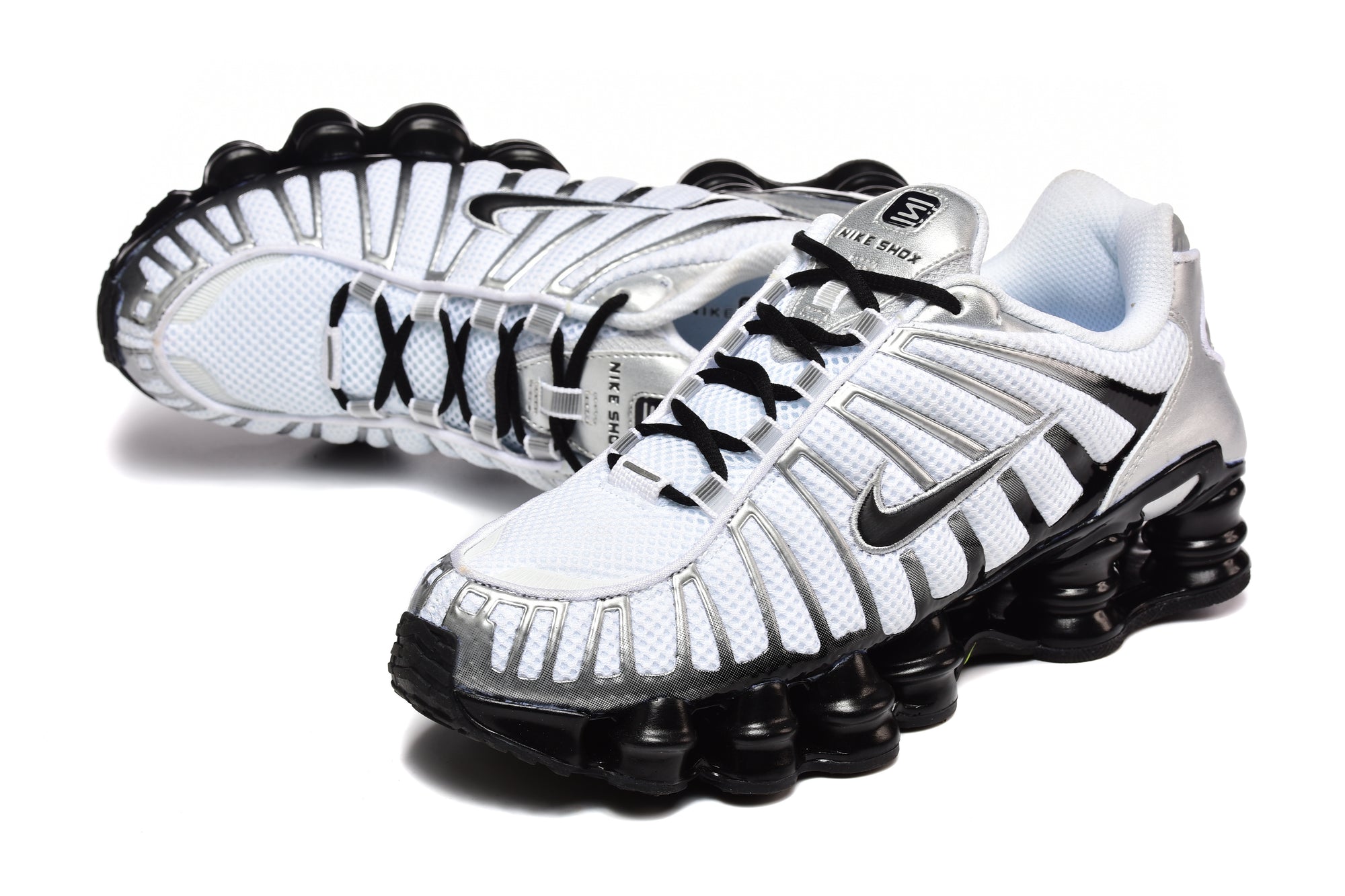 Nike Shox TL Metallic Silver Black