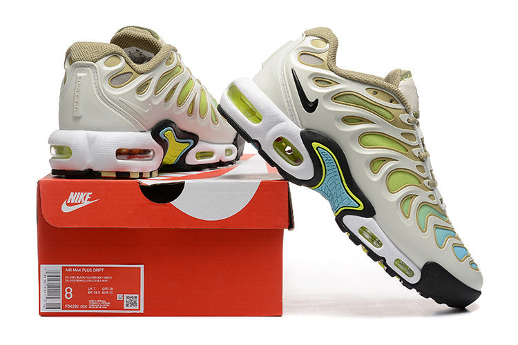 Nike Tn Drift Blanc, Vert et Bleu