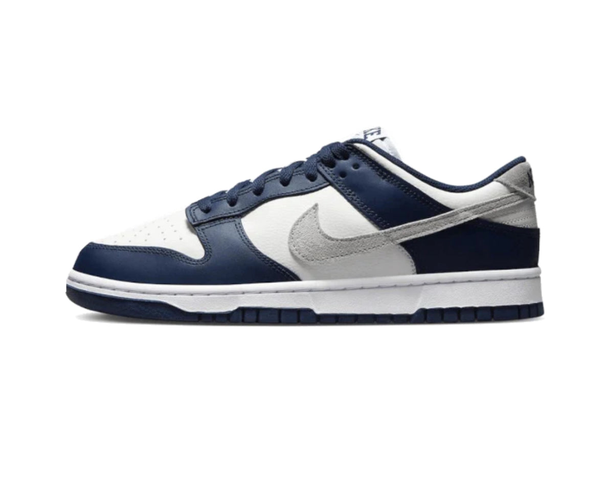NIKE DUNK LOW SUMMIT WHITE MIDNIGHT NAVY