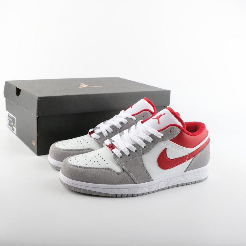 AIR JORDAN 1 LOW GREY RED