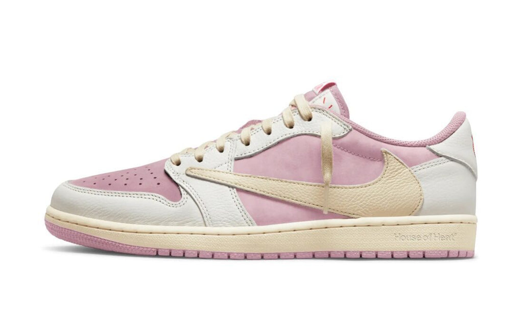 Travis Scott x Air Jordan 1 Low Pink White